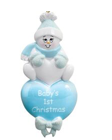 Baby 1st Christmas with Heart