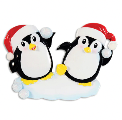 Couples- Penguin Snowball