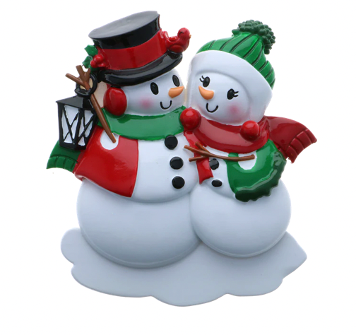 Snowman Family Christmas Ornament