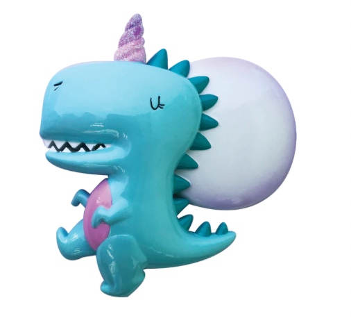 Child Dinocorn Christmas Ornament