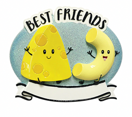 Mac & Cheese Best Friends Christmas Ornament