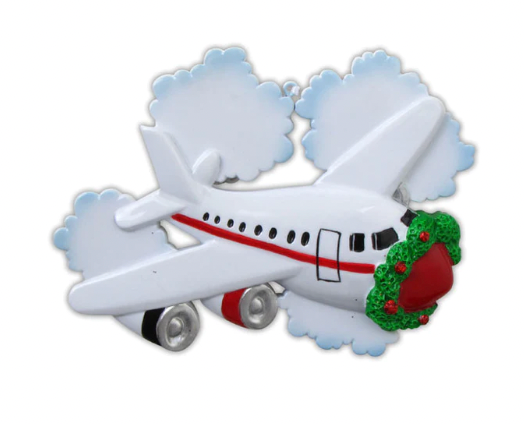 Travel Jetliner airplane Christmas Ornament