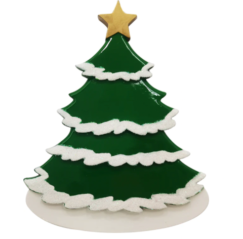 Blank Christmas Tree Ornament