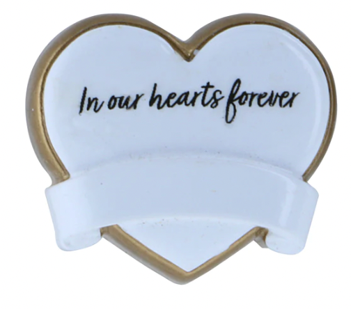 In our heart forever- heart  Add-on