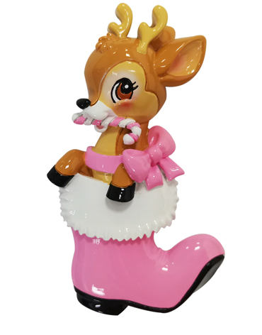 Baby Deer in Box Christmas Ornament