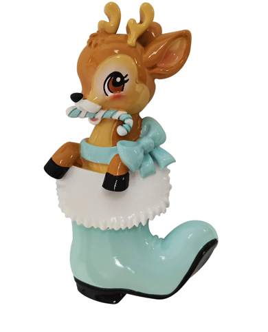 Baby Deer in Box Christmas Ornament