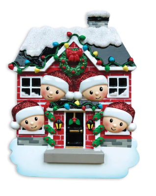 House Family Christmas Ornament