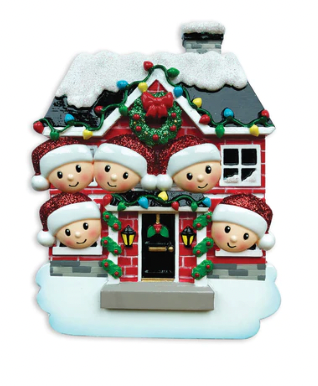 House Family Christmas Ornament