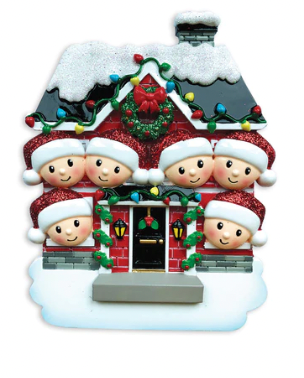 House Family Christmas Ornament