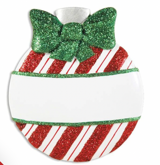 HOLIDAY THEMED - CIRCLE RED Christmas Ornament