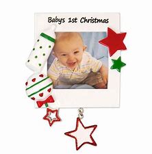 BAYBY'S 1ST CHRISTAMS- PICTURE FRAME