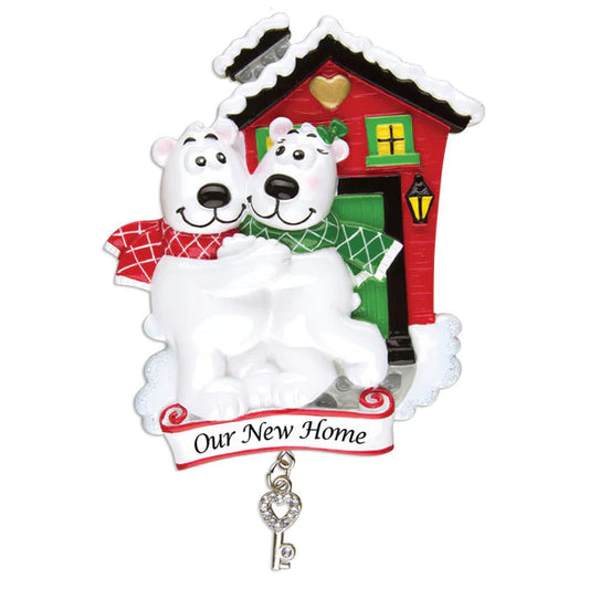 Couples- Our new home  Christmas Ornament