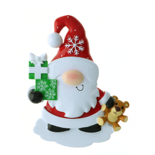 Gnome Santa Christmas Ornament