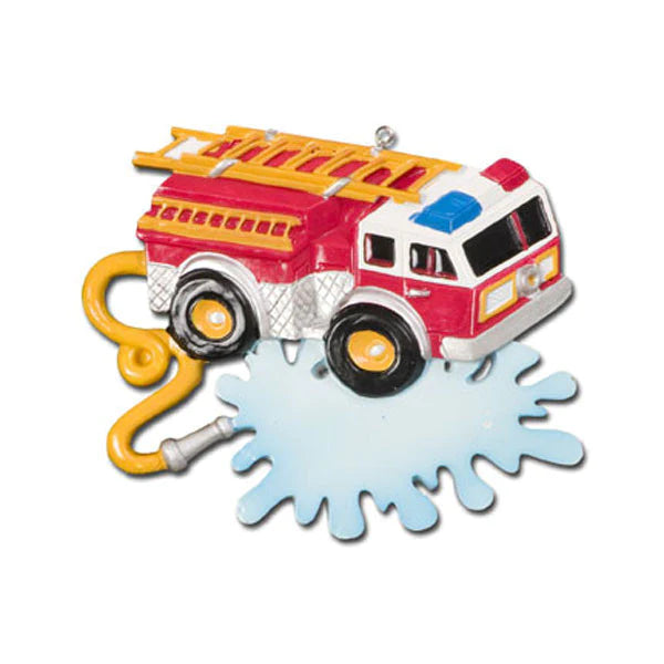 Fire Truck Christmas Ornament