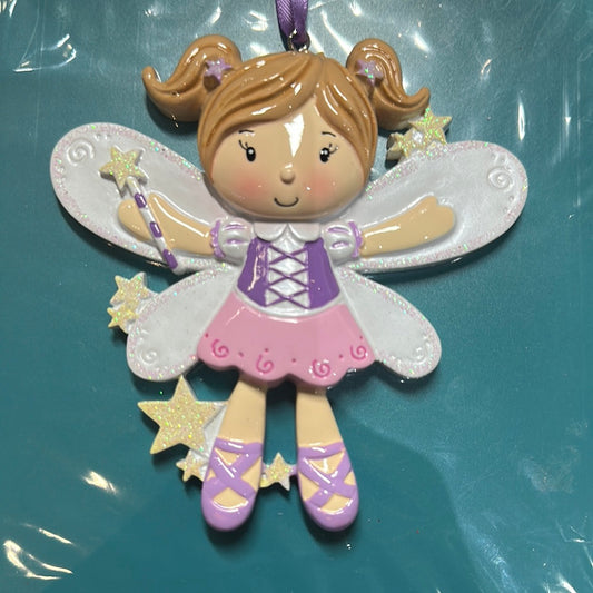 Pink fairy Christmas Ornament