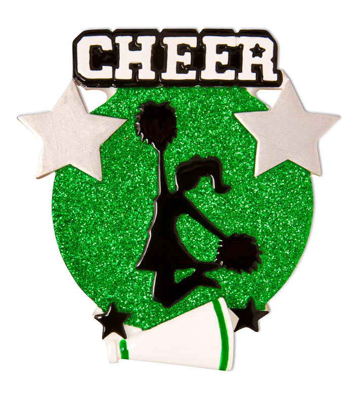 Cheer is life Girl Christmas Ornament