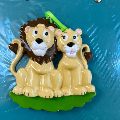 Lion  Family Christmas ornament