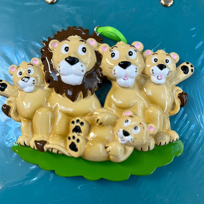 Lion  Family Christmas ornament